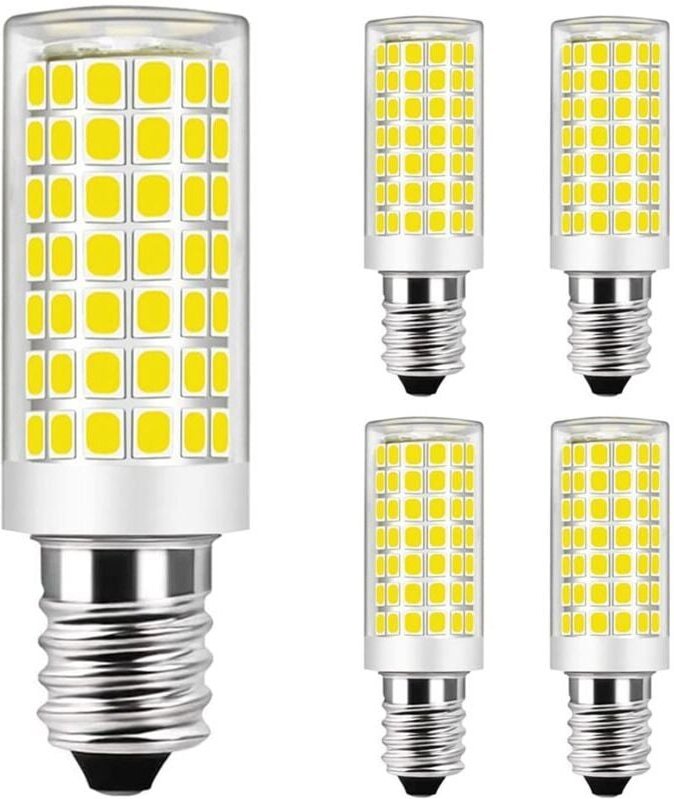 YMYNY E14 9W LED-Äquivalent Halogenlampe 75W - Kaltweiß 6000K - Nicht dimmbar - AC 220-240V (4 Stück)