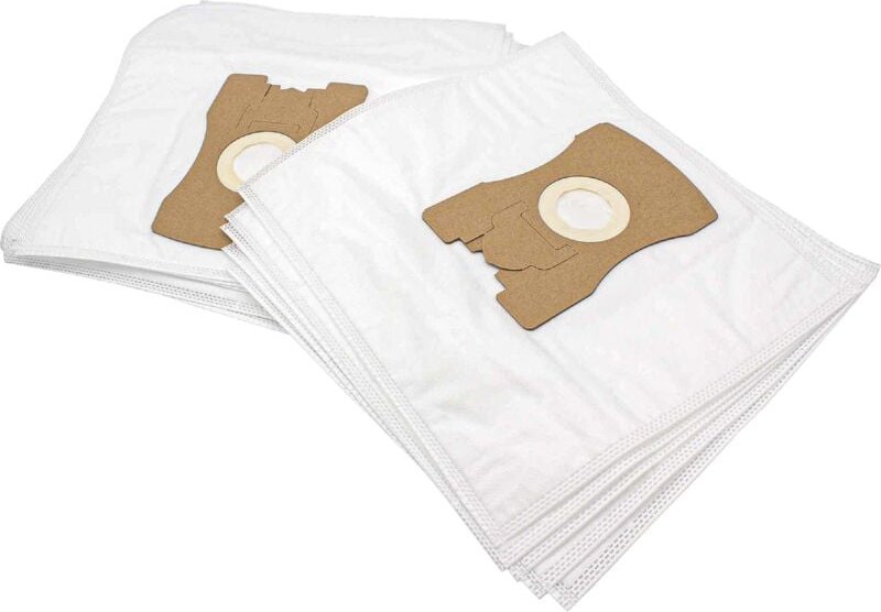 10x Staubbeutel kompatibel mit Vorwerk Tiger VT300 Staubsauger - Mikrovlies, 33cm x 23cm Weiß - Vhbw
