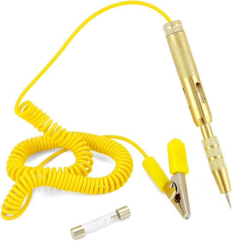 Jalleria - 6V 12V 24V Auto-Stromkreistester Auto-Relais-Tester, Auto-Elektrik-Tester mit Kontrollleuchte Mechaniker zum ...