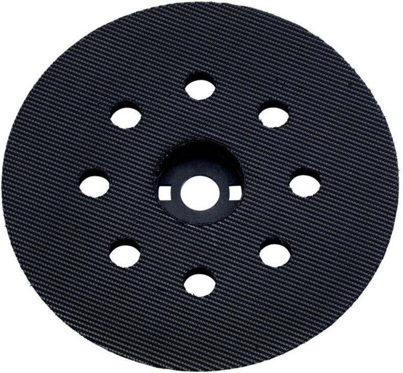 Stützteller 122 mm, gelocht, mittelharte Ausführung, mit Kletthaftung, für sxe 125, für Haft-Schleifblätter (631224000) ...