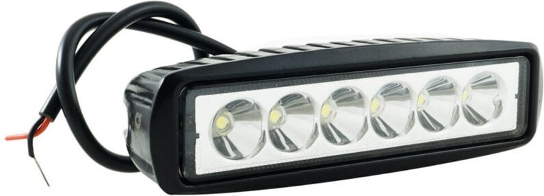 Trade Shop Traesio - Trade Shop - scheinwerfer zusätzliche tieflampe für geländewagen 12V 6 led 18W IP68 -