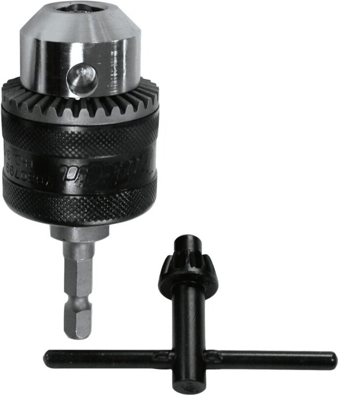 Zahnkranzbohrfutter 10mm 1/4' 1,5 - 10 mm 1/4' Sechskant Metall inkl. Bohrfutterschlüssel 191881-4 - Makita