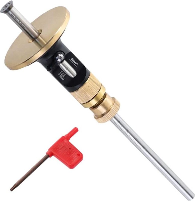 Bluedeer - 1 Set Holzbearbeitungs-Anreißer-Werkzeuge, Markierungsrad, Trolley-Räder, Holz-Anreißer-Werkzeug, Tischler, M...