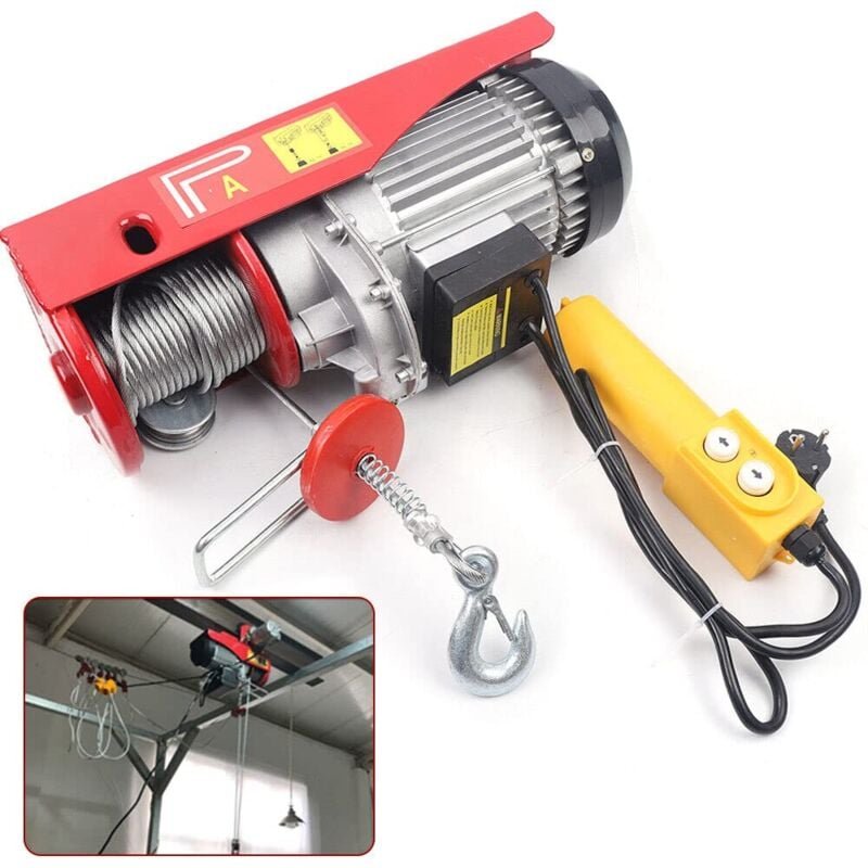 Thumbnail - Elektrische Motorwinde Seilwinde Seilzug Seilwinde Motorwinde Seilhebezug Kranwinde Winde 800KG