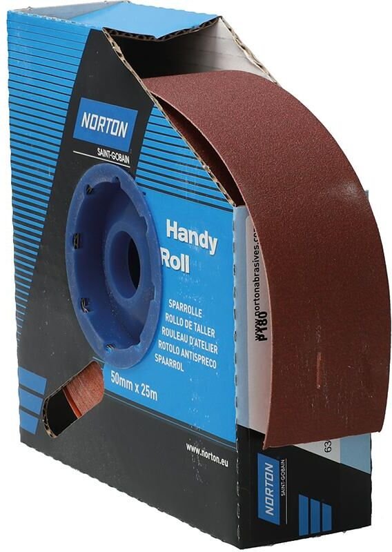FP - Saint Gobain Norton Clipper Sparrolle R222 50 mmx25 m P180