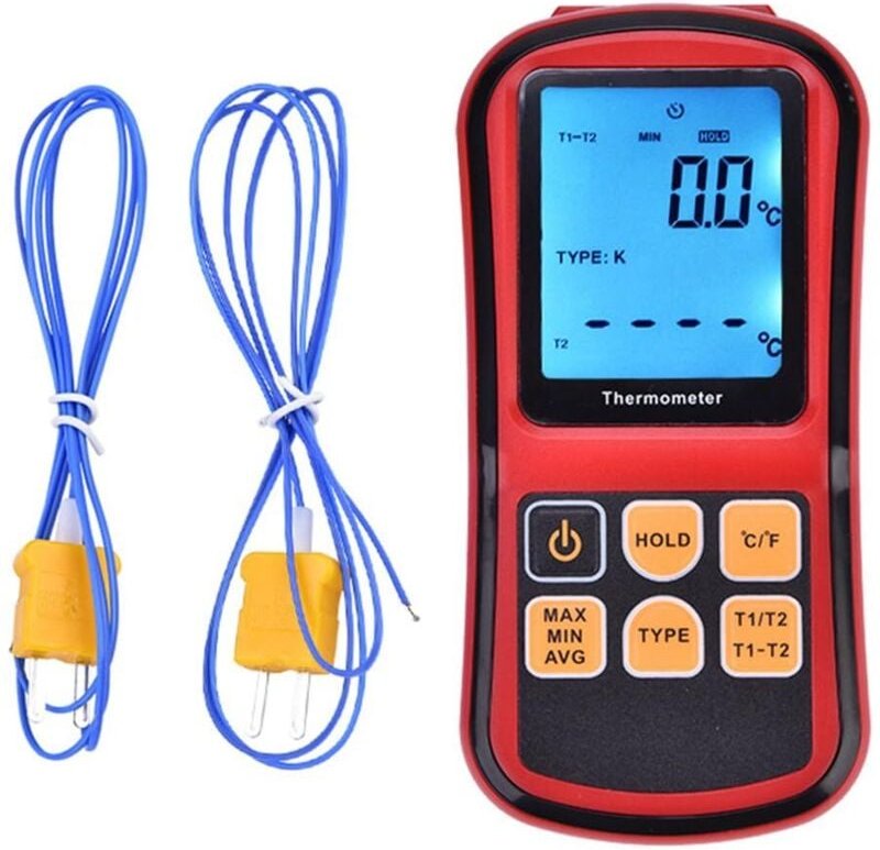 Thumbnail - GM1312 Zweikanal-Digitalthermometer mit LCD-Display - Sollbry