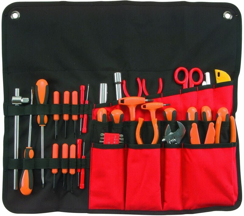 Plano TechLines Werkzeugrolltasche mit Griff (Polyester, rollbar, 220x40x100mm)