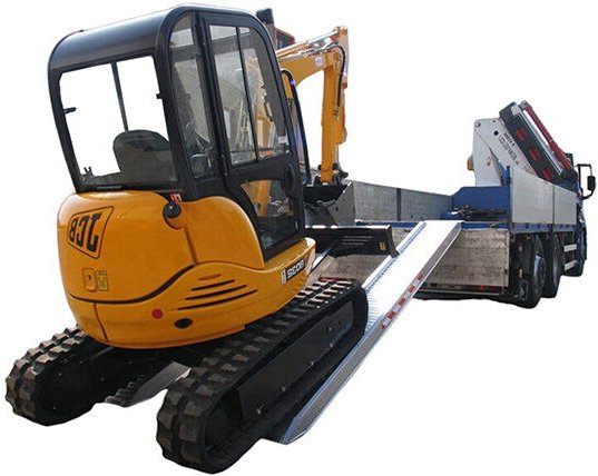 Matisère - Laderampe 4m, Rand - Innere Breite 340mm, Traglast bis 4580kg pro Paar - als Einzelstück - M150/40U