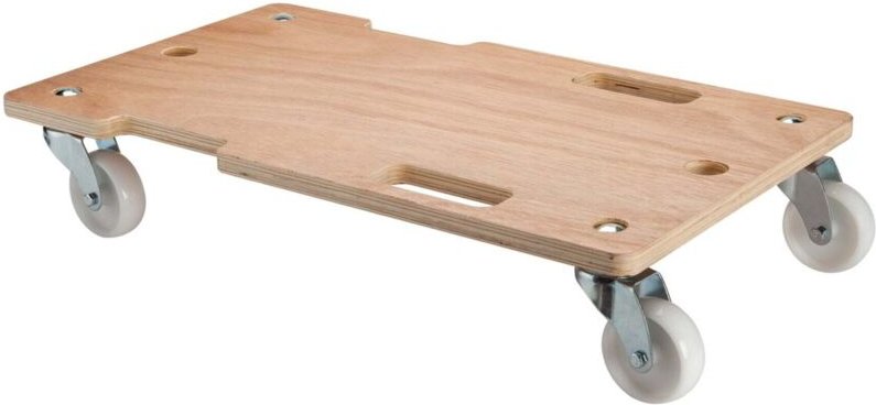 Allzweckroller 350x600mm mit lackierter Holzoberfläche