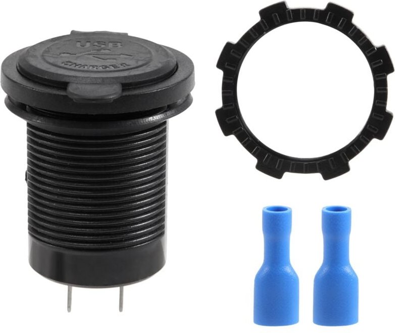 12V-24V Auto Wasserdichte 5V 2.1A + Doppel USB Steckdose Ausgang