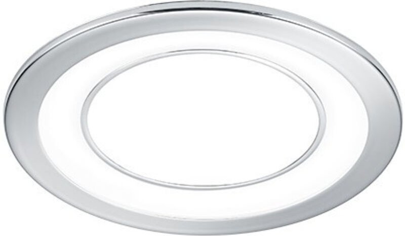 Runder led Deckeneinbaustrahler core in Silber Chromfarben ø 14,8cm