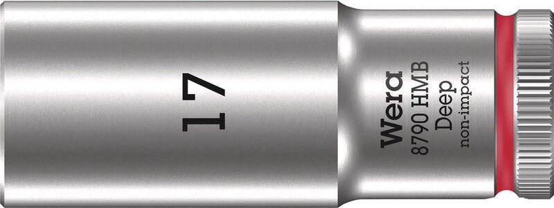 05004539001 Steckschlüsseleinsatz 17 mm 1 Stück 3/8' - Wera