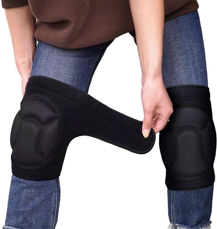 Knieschoner für Damen und Herren, geeignet für die Hausarbeit, hochelastischer Stoff, Herren-Knieschoner schützen das Kn...