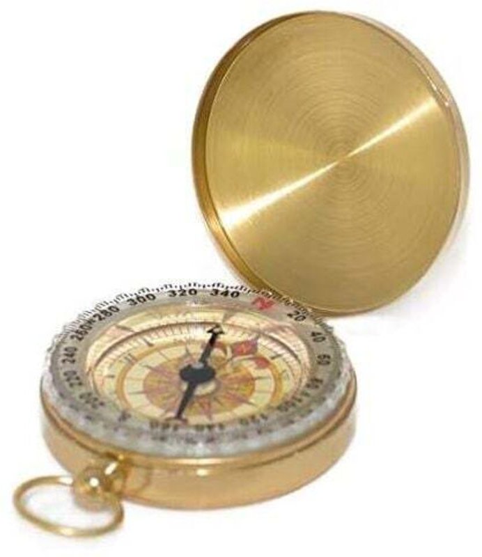 Feiner Kupferkompass G50 Taschenuhr Kompass Exquisites kleines Geschenk Outdoor-Multifunktion mit leuchtendem