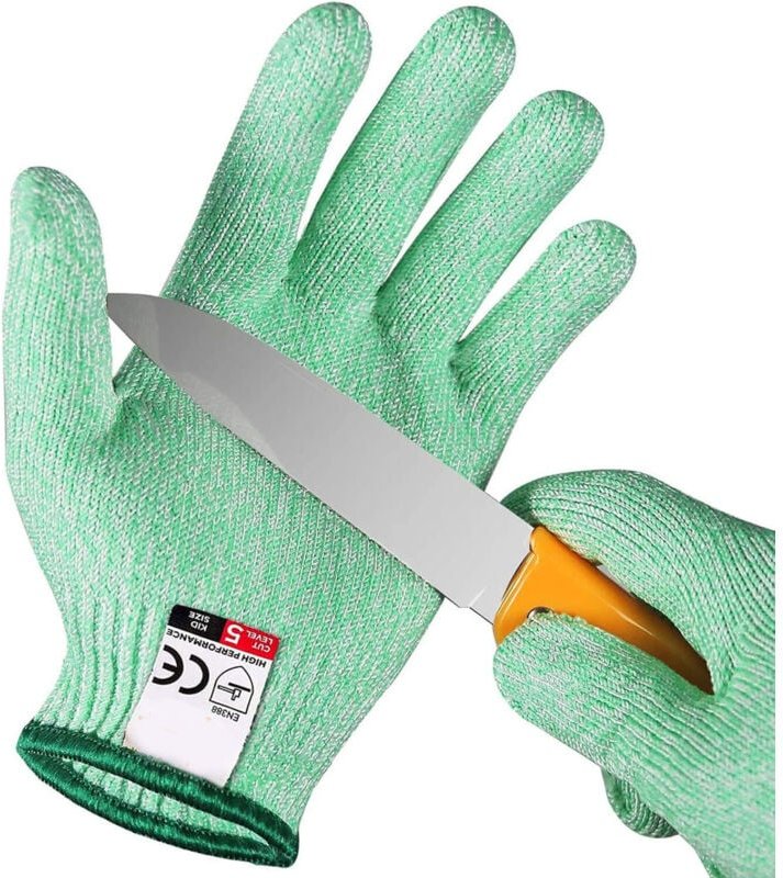 Thumbnail - Schnittfeste Handschuhe, Schutzklasse 5, Lebensmittelqualität, zum Kochen, Schnitzen, Holzschnitzen, Gartenarbeit und He...