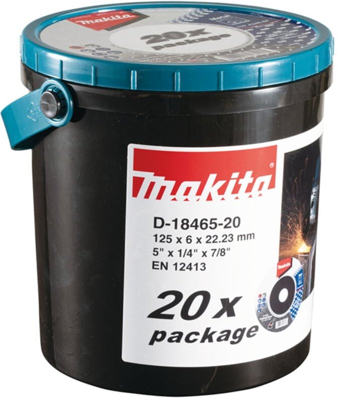 D-18465-20 Metall-Entgratungsscheibe 125x6x222mm (20Stk) - Makita
