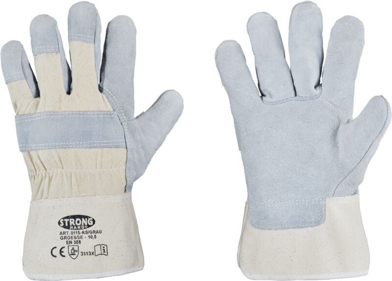 Dönges Arbeitshandschuh, Basic, Spaltleder, ohne Futter, en 420, 10,5