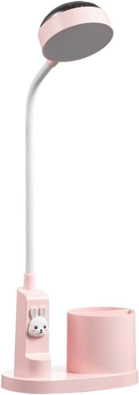Thumbnail - Schreibtischlampe, ABS/Polypropylen, led, usb, 2000 mAh, rosa/weiß