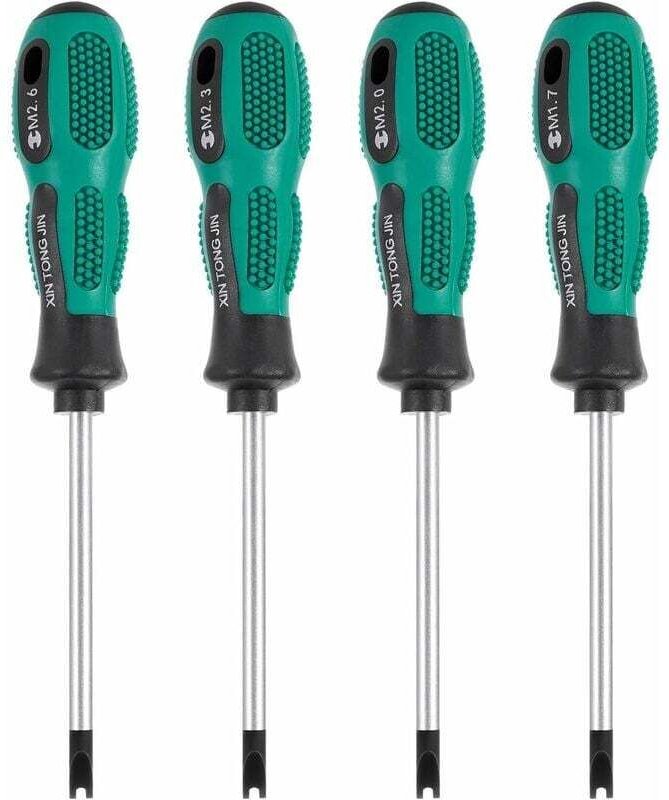 4 teile/satz Schraubendreher-bits Set u Gabel Magnetische Schlitz Schraubendreher cr-v Multi Funktion Hand Tool Kit