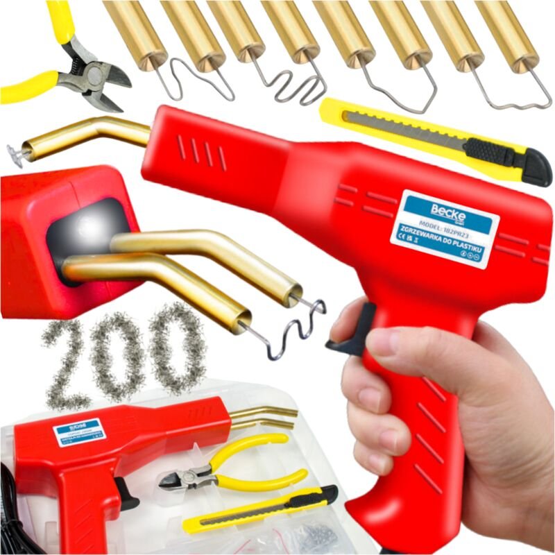 Kunststoffschweißgerät, Schweißgerät, Tacker, Lötkolben, Klammern, Vatertag, Papa