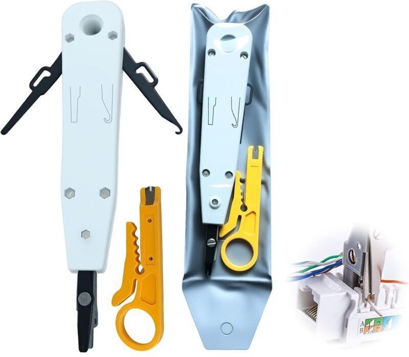 Werkzeug zur Montage von Netzwerkboxen, Werkzeug für Telefon-Patchpanels, Werkzeug für Netzwerkkabelmodule, KD-1, verwen...