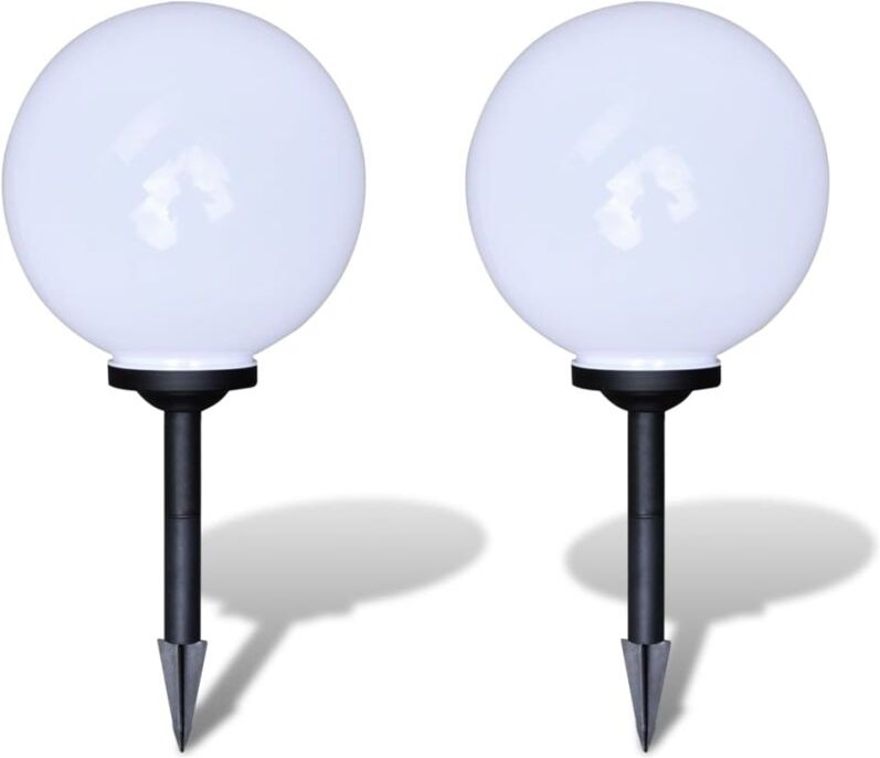 Wegeleuchten 2 Stk. led 30 cm mit Erdspieß Vidaxl