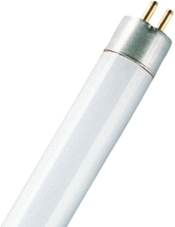 EDM - Leuchtstoffröhre T5 (8W 6400K 400lm) IP20 Ø16x286mm mattweiße Farbe