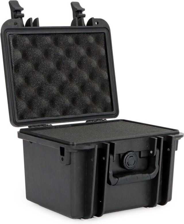 Wiltec - Universalkoffer 25 x 21,8 x 16,6 cm, wasserdichter Transportkoffer, Schutzkoffer aus pp und Glasfaser, Koffer m...