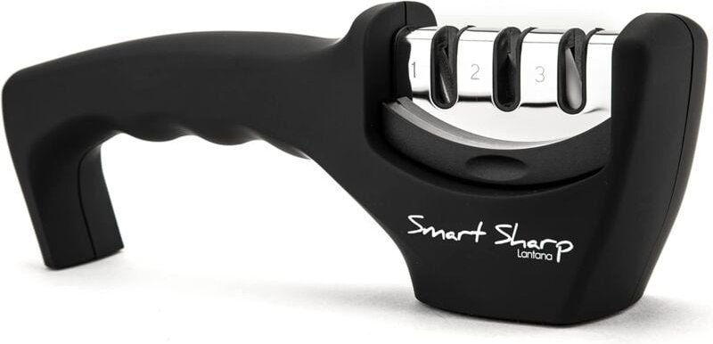 Thumbnail - Smart Sharp 3-stufiger Schärfer – für Küchenmesser – professionelles Ergebnis/ergonomisches Design – Keramikstein/Wolfra...