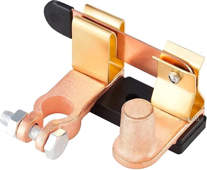 12 v 24 v Batterie-Trennschalter mit negativem Messing-Anschluss oben, Auto-Traktor-Batterie-Trennschalter, Batterie-Tre...