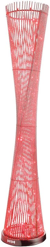 Thumbnail - Stehleuchte Standleuchte Wohnzimmerlampe Schlafzimmerleuchte Beistellleuchte, Aluminium silber, 120x led 720Lm 0,06W, h ...