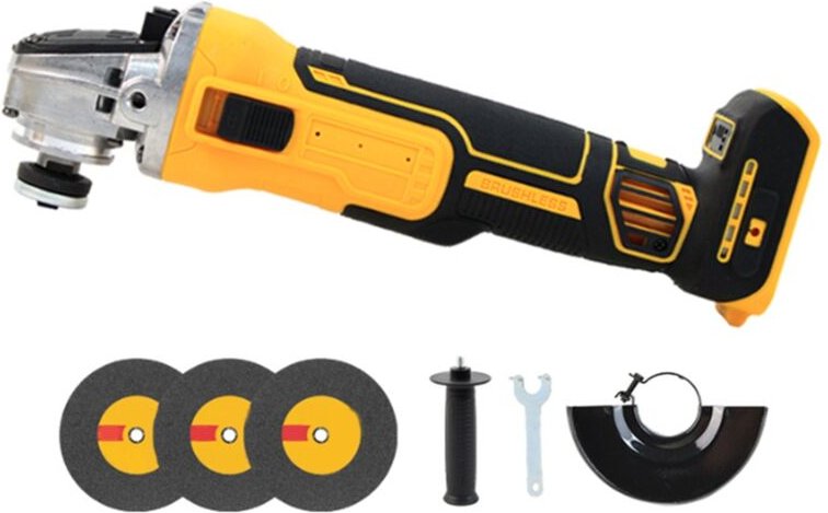 Für 18 v 20 v Akku-Winkelschleifer ohne Bürsten 125 mm Elektrowerkzeuge zum Schneiden von Metall, Stein und Holz