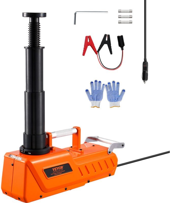 Elektrischer Wagenheber 15 t verstellbarer elektrischer Scherenwagenheber mit hoher Tragkraft, 12-V-Reifenwechselersatz ...