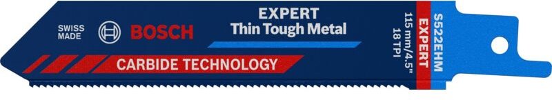 Bosch Expert Thin Tough Metal S 522 EHM Säbelsägeblatt - 2608900359