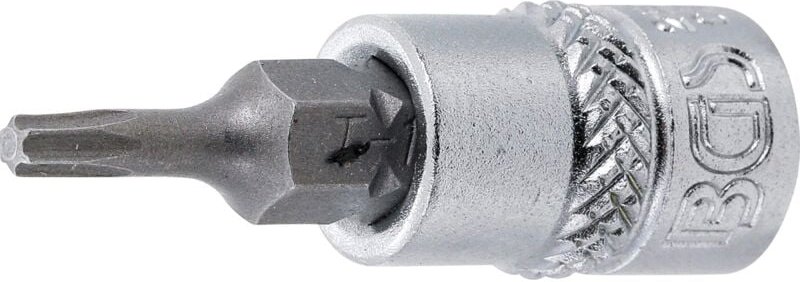 Bit-Einsatz Antrieb Innenvierkant 6,3 mm (1/4') T-Profil (für Torx) T10