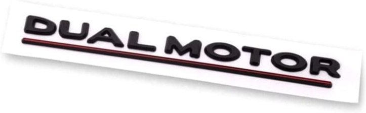 FüR Dual Motor Emblem - 3D Badge Aufkleber Performance ZubehöR