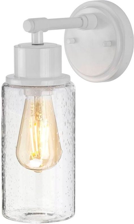 Elstead - Morvah - 1 Licht Außenwandleuchte Weiß IP44, E27