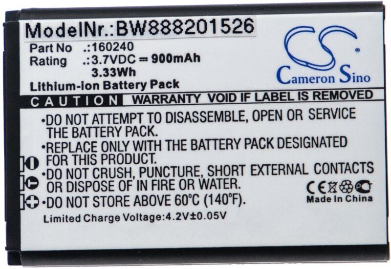 Vhbw - 1x Akku Ersatz für Steelseries 160240 für Wireless Headset Kopfhörer (900 mAh, 3,7 v, Li-Ion)