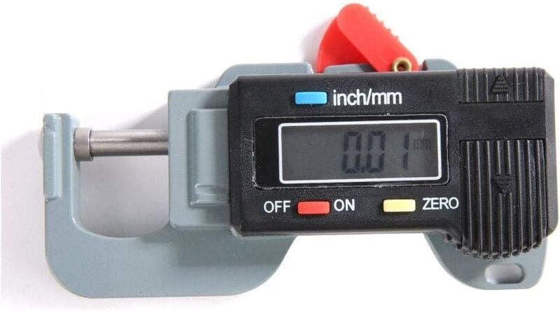 Dickenmessgerät, digitales Dickenmessgerät, elektronisches Mikrometer, elektronisches Mikrometer aus Stahl, horizontales...