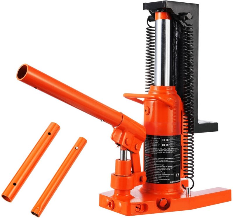 Mophorn - Hydraulikheber, 2,5 Tonnen einseitiger Heber, 5 Tonnen maximale Hubkapazität, 0,8-5,3 Zoll Zehenhöhe, 8,9-13,4...