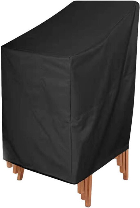 Gartenstuhlhülle aus 210D Oxford-Gewebe, wasserdicht, winddicht und UV-beständig, 65 x 65 x 80/120 cm