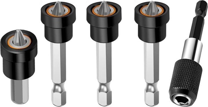 5 Stück Premium magnetischer Trockenbauschraubensetzer - PH2 Bits b