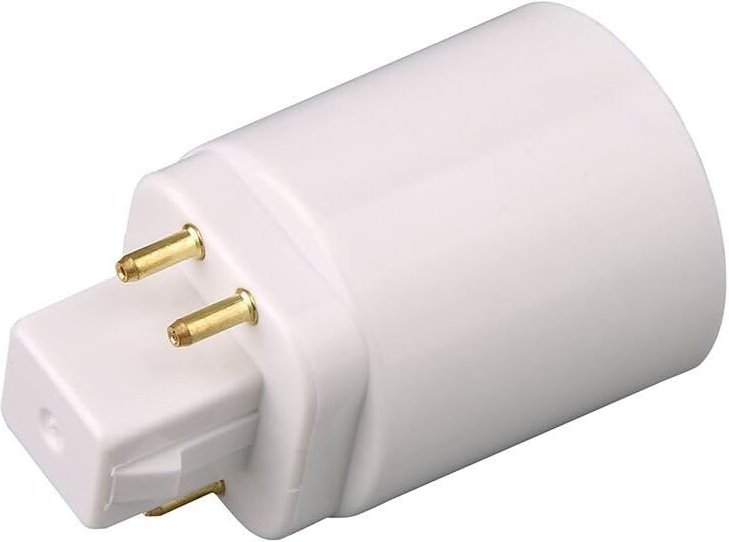 GX24Q LED-Lampenadapter auf E27 4-polige Fassung(2Stk)