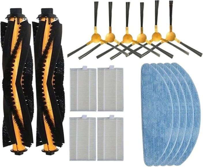 Wichtigsten Seite Pinsel Lappen Mopp Hepa-Filter für C30B E30 XR500, Roboter Staubsauger Ersatzteile