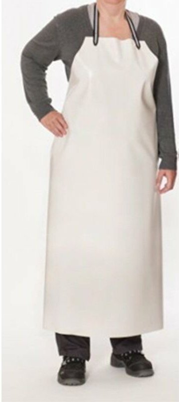 Guttasyn Schürze, weiß- ohne Gewebe 80x100cm Stärke 0,3 mm