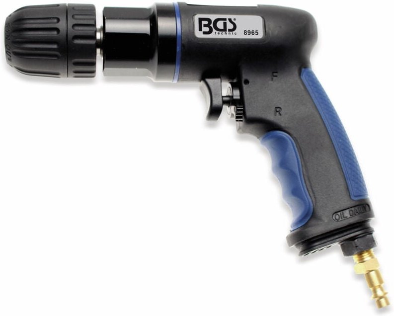 Thumbnail - Druckluft-Bohrmaschine, 8965, mit 10 mm Schnellspannfutter - Bgs Technic
