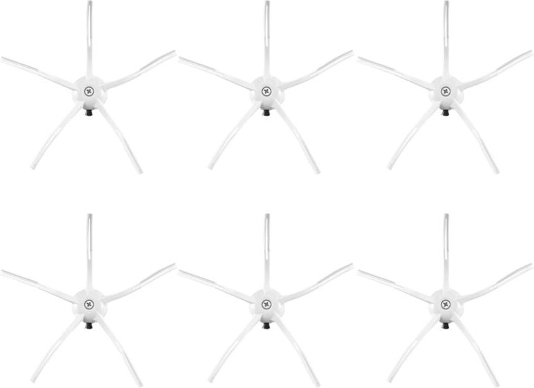 Seiten BüRste für S7 Max Maxv T7S plus S6 S5 max S50 S55 E35 E2 Roboter Vakuum Staubsauger Teile Weiß