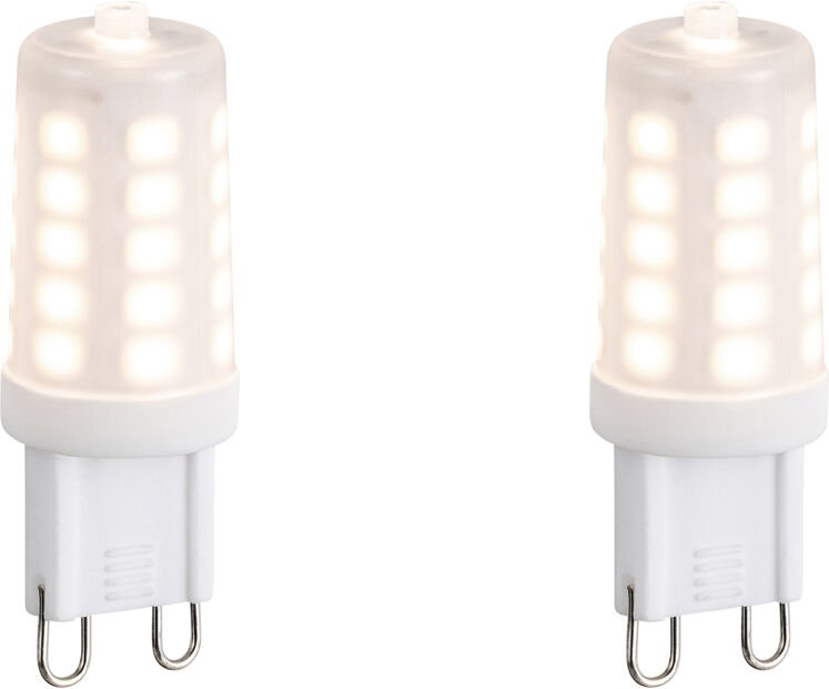 Luedd - 2er Set G9 3-Stufen dimmbarer LED-Lampen Opal 3W 250lm 2700K