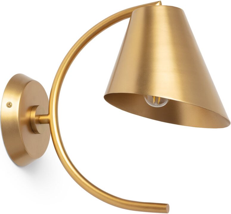 Wandleuchte Metall Edern Gold