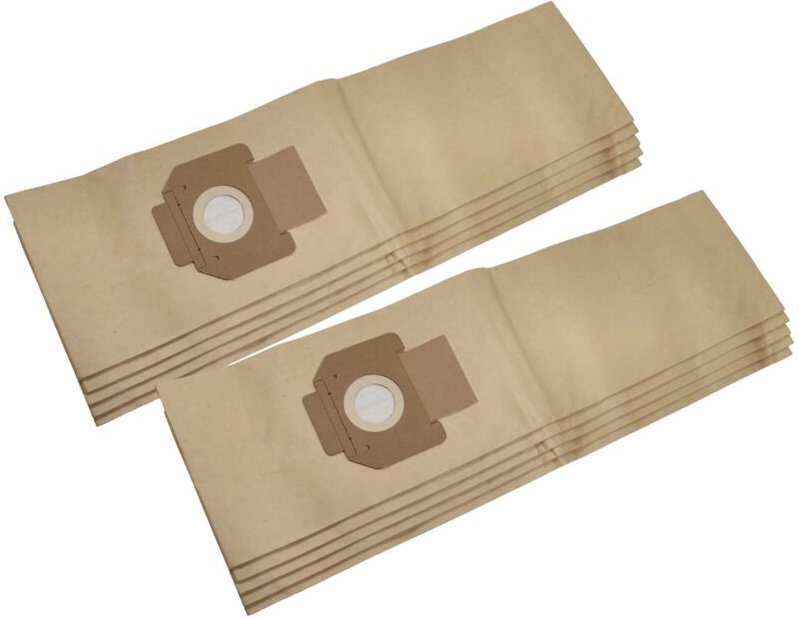 10x Staubsaugerbeutel kompatibel mit Würth iss 55 Staubsauger - Papier, braun - Vhbw